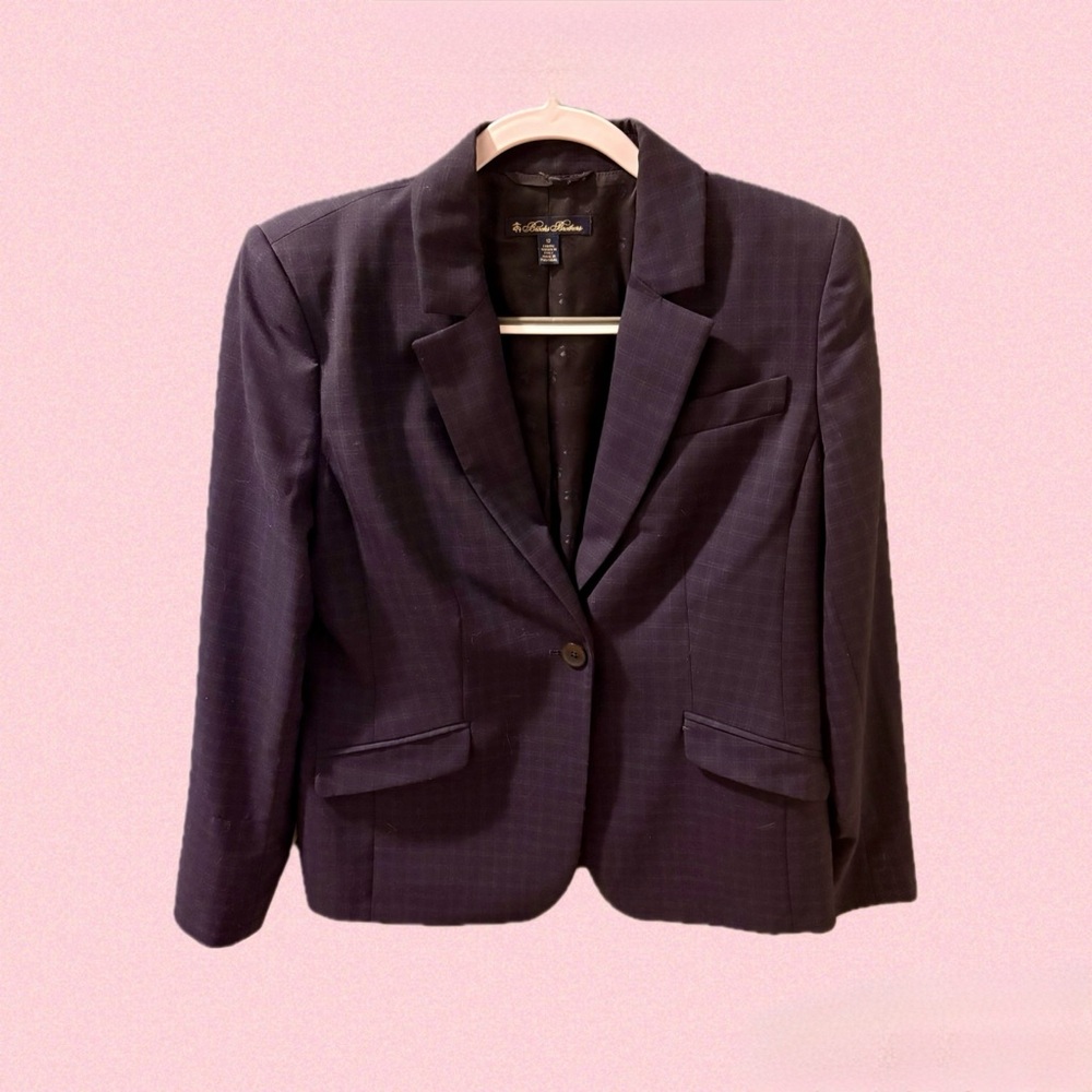 Brooks Brothers Navy and Black Blazer